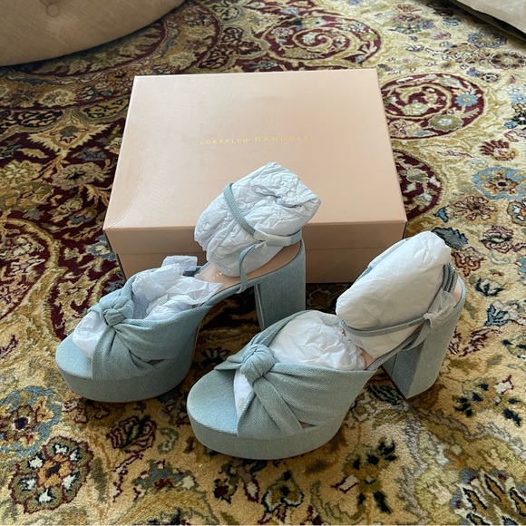 Loeffler Randall Knot Platform Heels - Picture 12 of 13